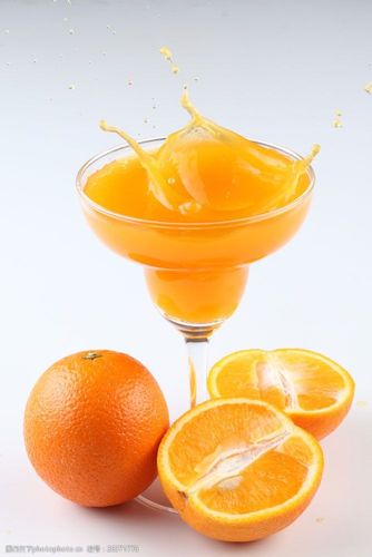 橙子与橙汁饮料图片